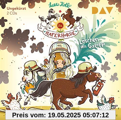 Die Haferhorde – Teil 14: Löschen im Galopp: Ungekürzte Lesung mit Bürger Lars Dietrich (2 CDs)