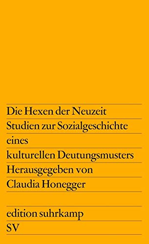 Die Hexen der Neuzeit: Studien zur Sozialgeschichte eines kulturellen Deutungsmusters