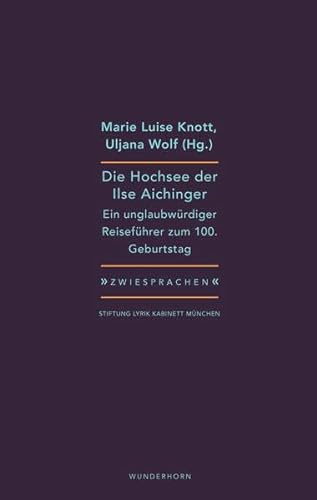 Die Hochsee der Ilse Aichinger: Ein unglaubwürdiger Reiseführer zum 100. Geburtstag (Zwiesprachen) von Das Wunderhorn