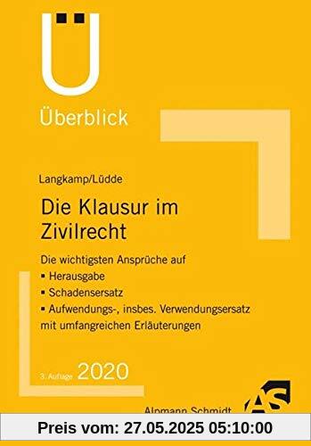 Die Klausur im Zivilrecht Die Klausur im Zivilrecht