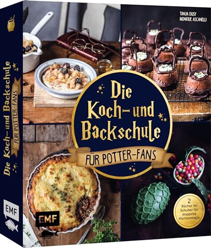 Die Koch- und Backschule für Potterheads: 2 Bücher im Schuber für doppelte Küchenmagie von Edition Michael Fischer / EMF Verlag