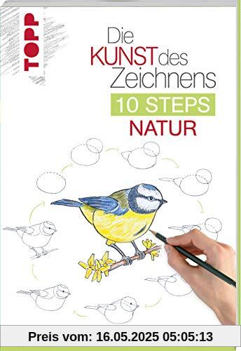 Die Kunst des Zeichnens 10 Steps - Natur: In 10 einfachen Schritten 60 Pflanzen & Tiere zeichnen