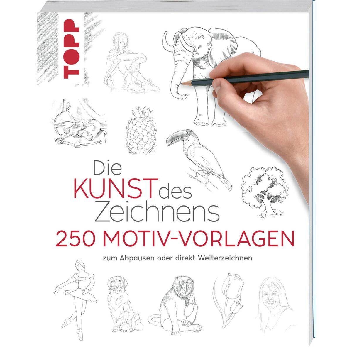 Die Kunst des Zeichnens 250 Motiv-Vorlagen von Frech Verlag GmbH