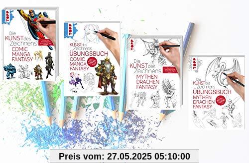 Die Kunst des Zeichnens - Mythen, Drachen, Fantasy Übungsbuch: Mit gezieltem Training Schritt für Schritt zum Zeichenprofi Die Kunst des Zeichnens - Mythen, Drachen, Fantasy Übungsbuch: Mit gezieltem Training Schritt für Schritt zum Zeichenprofi