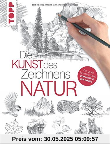 Die Kunst des Zeichnens - Natur: Die große Zeichenschule: praxisnah & gut erklärt