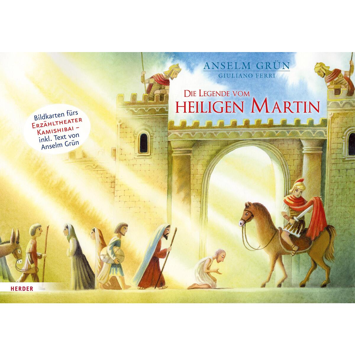 Die Legende vom heiligen Martin. Bildkarten fürs Erzähltheater Kamishibai von Herder Verlag GmbH