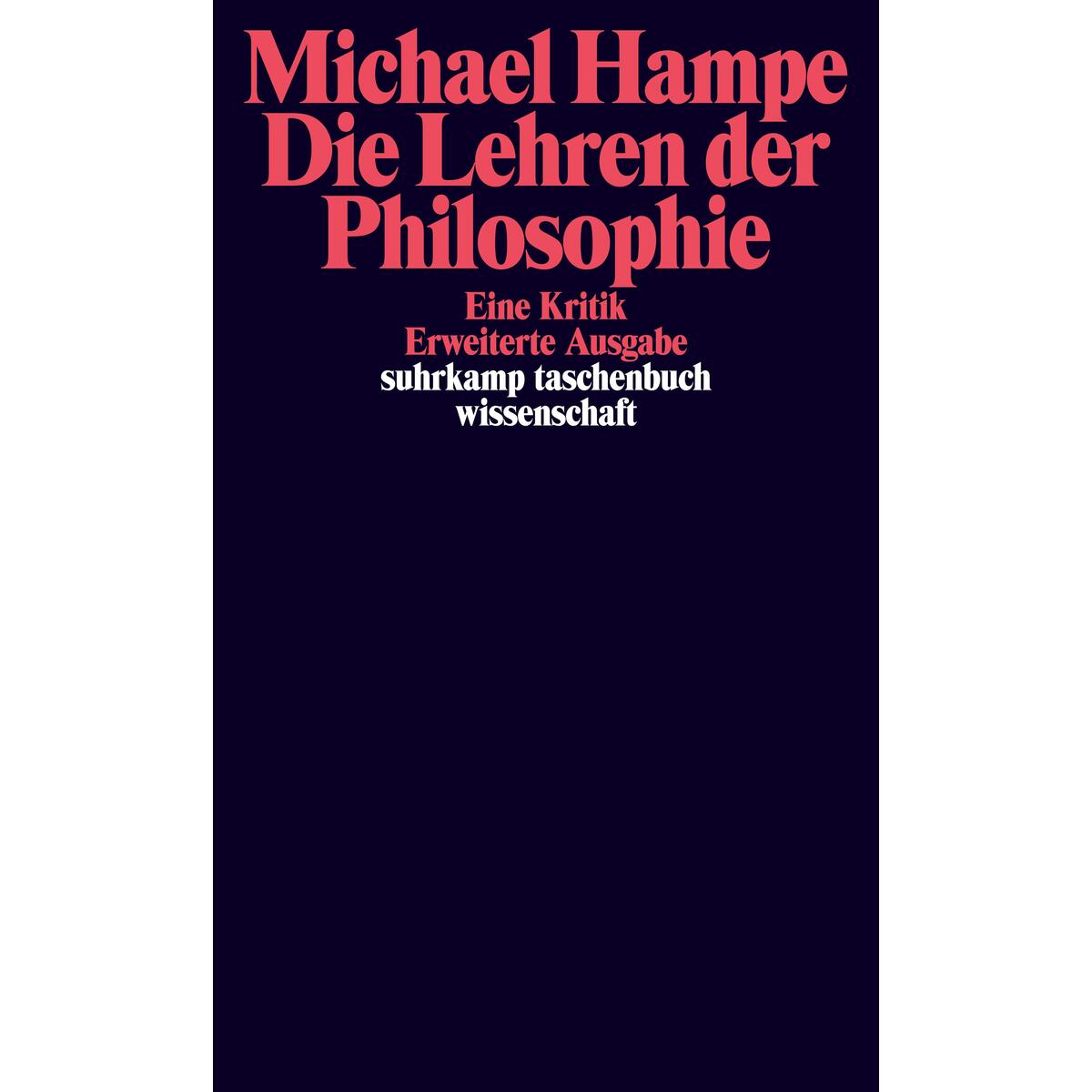 Die Lehren der Philosophie von Suhrkamp Verlag