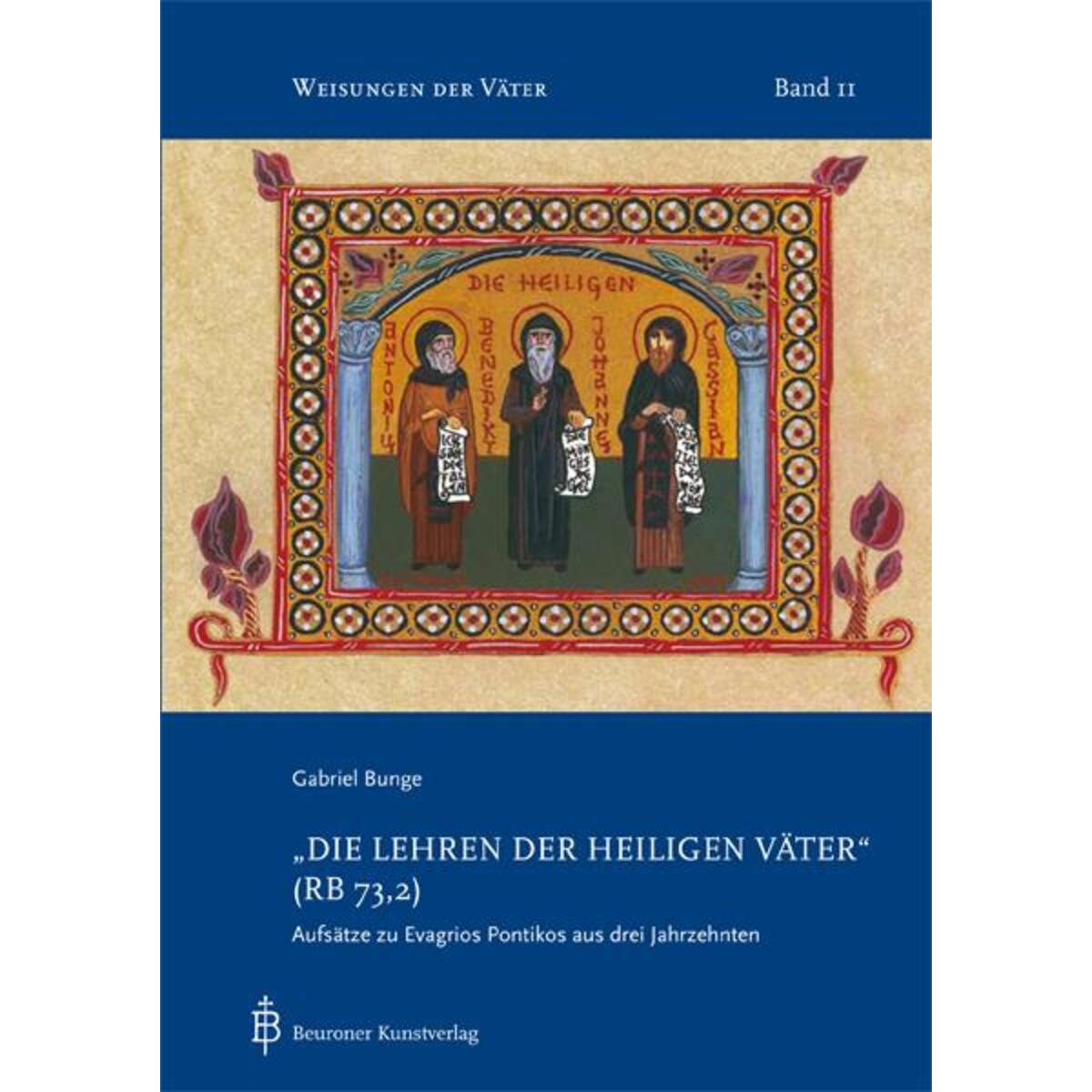 Die Lehren der heiligen Väter (RB 73,2) von Beuroner Kunstverlag