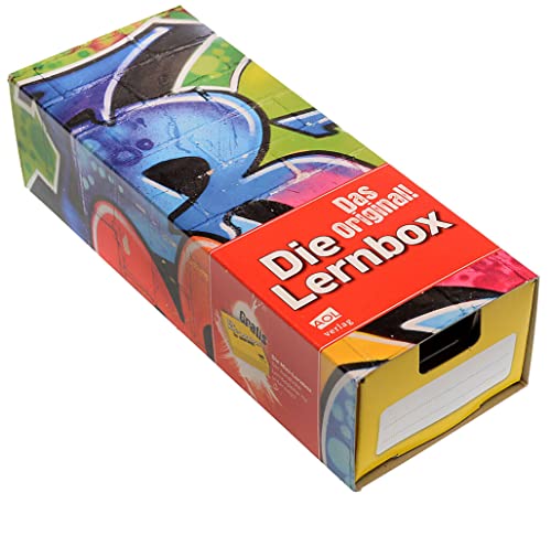 Die Lernbox (DIN A8) - Design: Graffiti: Lernbox zum Selbstbefüllen, fertig montiert (Alle Klassenstufen)