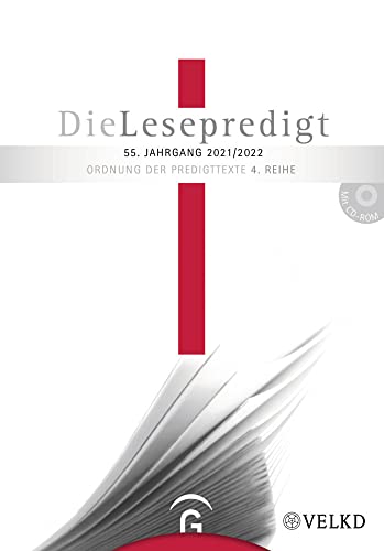 Die Lesepredigt 2021/2022: Mit CD-ROM. Loseblattausgabe (Die Lesepredigt, Perikopenreihe IV) von Gütersloher Verlagshaus