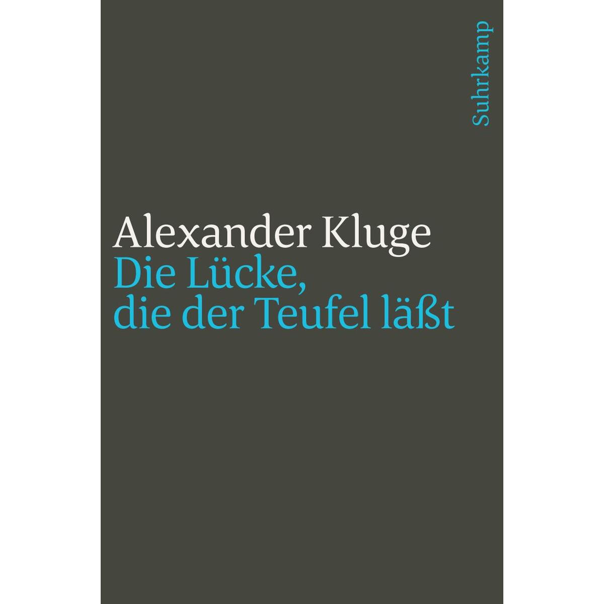 Die Lücke, die der Teufel läßt Die Lücke, die der Teufel läßt von Suhrkamp Verlag