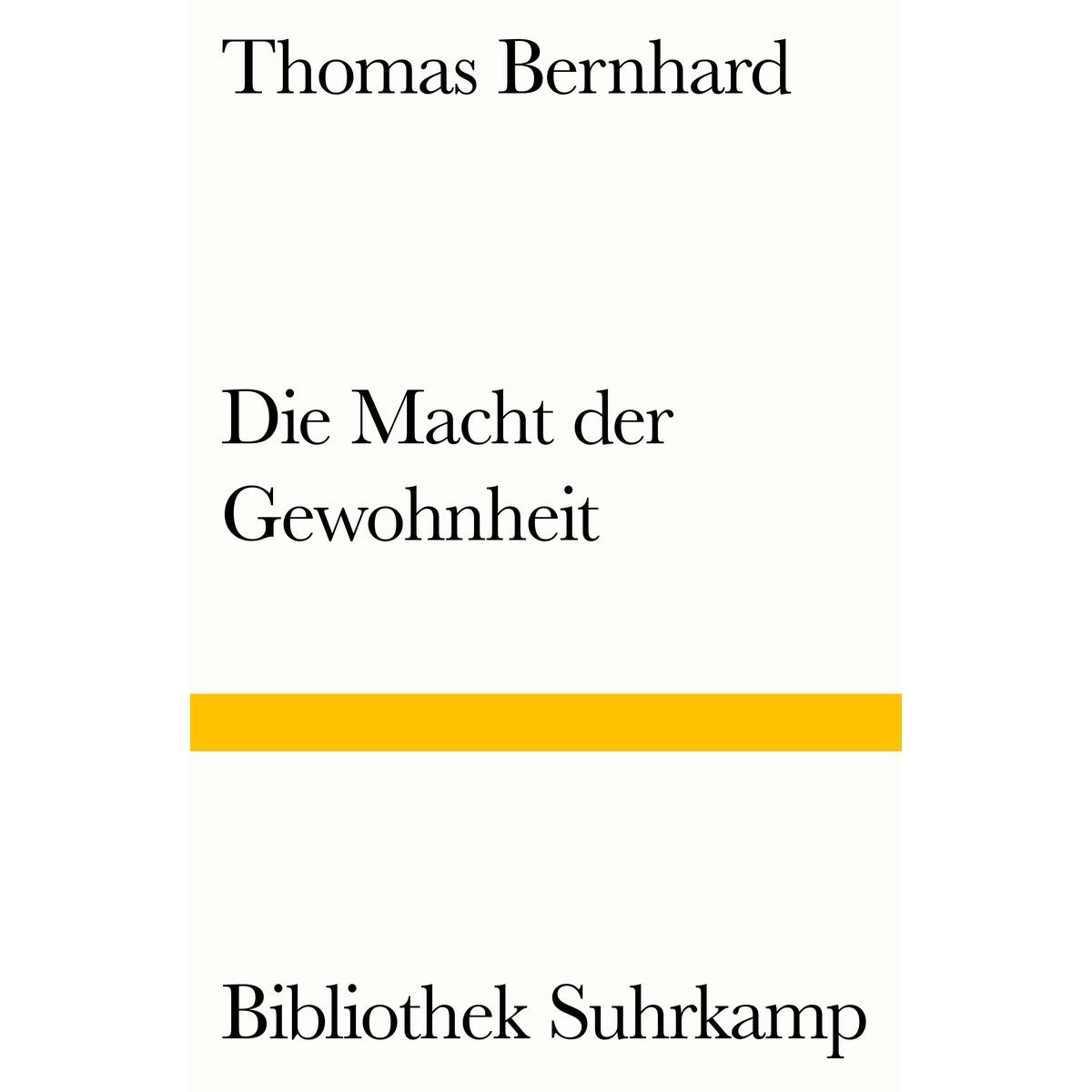 Die Macht der Gewohnheit von Suhrkamp Verlag