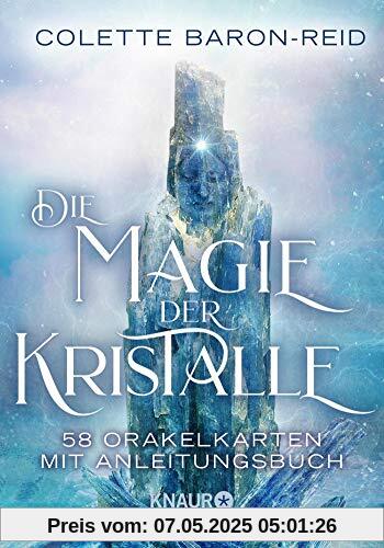 Die Magie der Kristalle: 58 Orakelkarten mit Anleitungsbuch