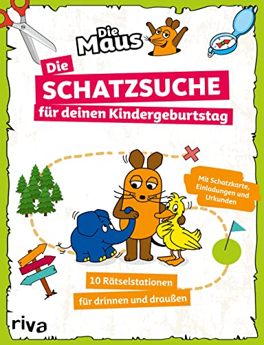 Die Maus – Die Schatzsuche/Schnitzeljagd für deinen Kindergeburtstag: 10 Rätselstationen für drinnen und draußen. Mit Schatzkarte, Einladungen und Urkunden. Für Kinder ab 4 Jahren Die Maus – Die Schatzsuche/Schnitzeljagd für deinen Kindergeburtstag: 10 Rätselstationen für drinnen und draußen. Mit Schatzkarte, Einladungen und Urkunden. Für Kinder ab 4 Jahren