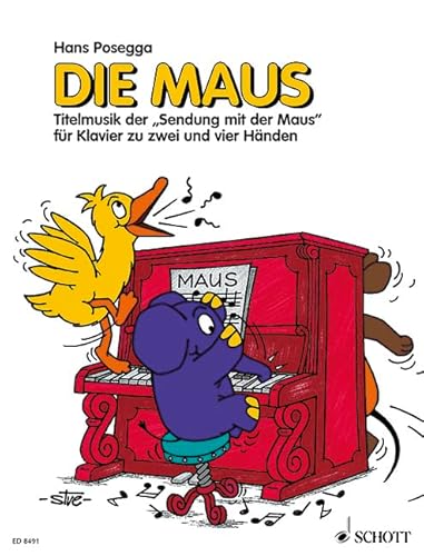 Die Maus: Titelmusik der "Sendung mit der Maus". Klavier oder Klavier 4-händig.