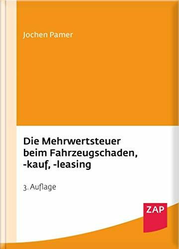 Die Mehrwertsteuer beim Fahrzeugschaden, -kauf, -leasing Die Mehrwertsteuer beim Fahrzeugschaden, -kauf, -leasing