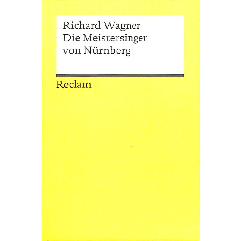 Die Meistersinger von Nürnberg Die Meistersinger von Nürnberg
