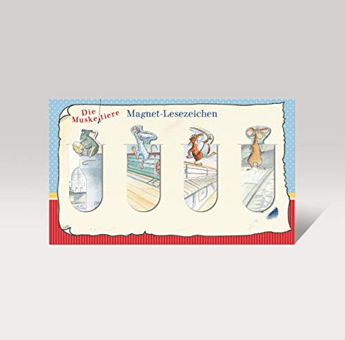 Die Muskeltiere - Magnet-Lesezeichen: 4er Set