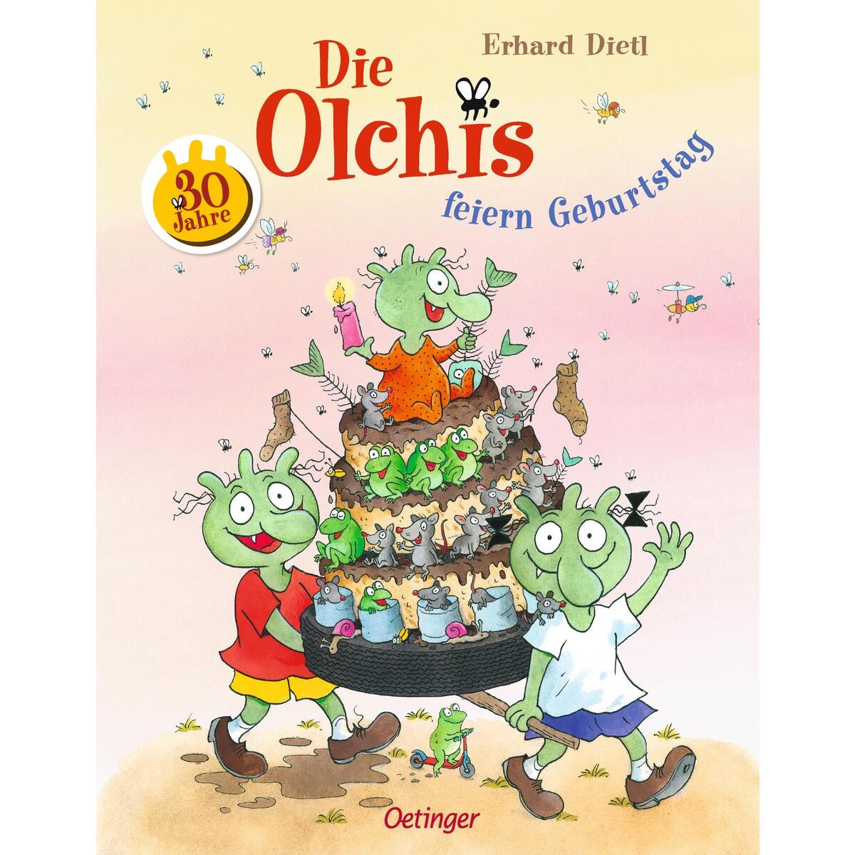 Die Olchis feiern Geburtstag von Oetinger