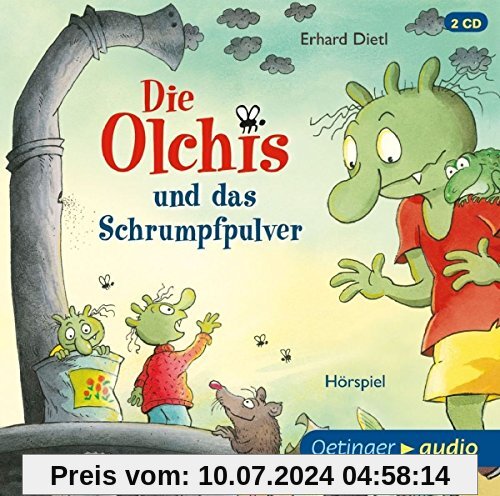 Die Olchis und das Schrumpfpulver (2 CD): Hörspiel, ca. 100 min.
