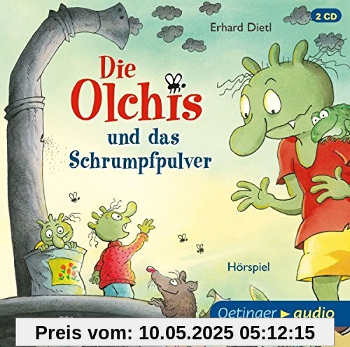 Die Olchis und das Schrumpfpulver (2 CD): Hörspiel, ca. 100 min.