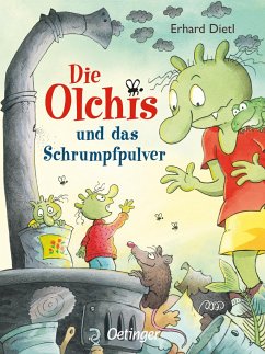 Die Olchis und das Schrumpfpulver / Die Olchis-Kinderroman Bd.11 von Oetinger