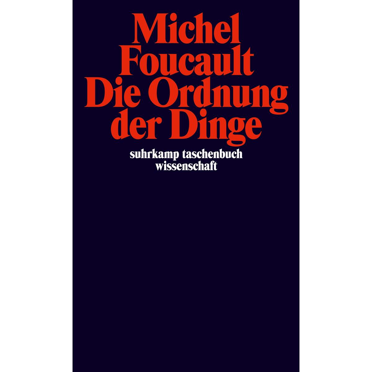 Die Ordnung der Dinge von Suhrkamp Verlag