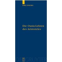 Die Ousia-Lehren des Aristoteles
