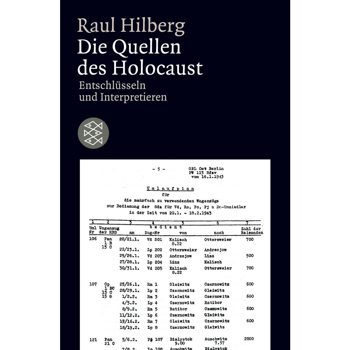 Die Quellen des Holocaust von S. Fischer Verlag