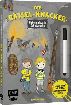 Die Rätsel-Knacker - Geheimnisvolle Schatzsuche (Buch mit abwischbarem Stift) von Edition Michael Fischer