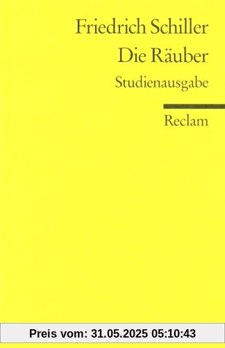 Die Räuber: Studienausgabe Die Räuber: Studienausgabe