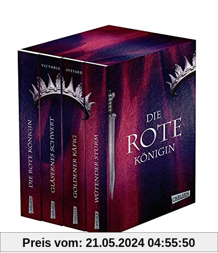 Die Rote Königin: Alle vier Bände im Taschenbuch-Schuber (Die Farben des Blutes): Großartige Fantasy großartig gestaltet - ein tolles Gesamtpaket!