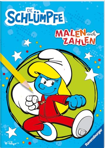 Die Schlümpfe: Malen nach Zahlen ab 5