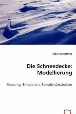 Die Schneedecke: Modellierung von VDM Verlag Dr. Müller / VDM Verlag Dr. Müller e.K.