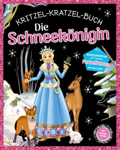 Die Schneekönigin Kritzel-Kratzel-Buch für Kinder ab 5 Jahren von Schwager & Steinlein