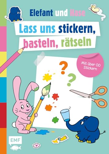 Die Sendung mit dem Elefanten - Lass uns stickern, basteln, rätseln: Das ultimative Beschäftigungsbuch für Kinder mit dem blauen Elefanten und seinem besten Freund, dem Hasen Die Sendung mit dem Elefanten - Lass uns stickern, basteln, rätseln: Das ultimative Beschäftigungsbuch für Kinder mit dem blauen Elefanten und seinem besten Freund, dem Hasen