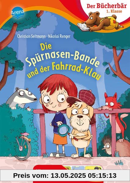 Die Spürnasen-Bande und der Fahrrad-Klau: Der Bücherbär: Erstlesebuch, Detektivgeschichte zum Lesenlernen für die 1. Klasse (Der Bücherbär: 1. Klasse. Mit Bildergeschichten)