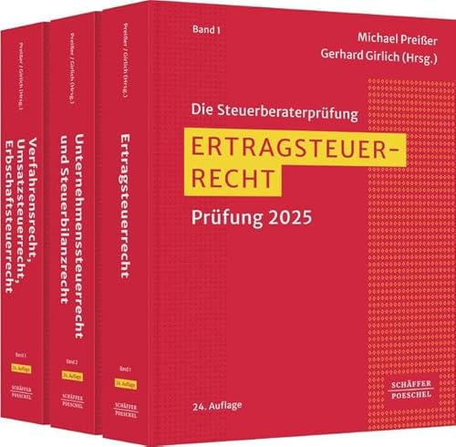 Die Steuerberaterprüfung: Prüfung 2025, Paket - Bände 1-3 Die Steuerberaterprüfung: Prüfung 2025, Paket - Bände 1-3 von Schäffer-Poeschel