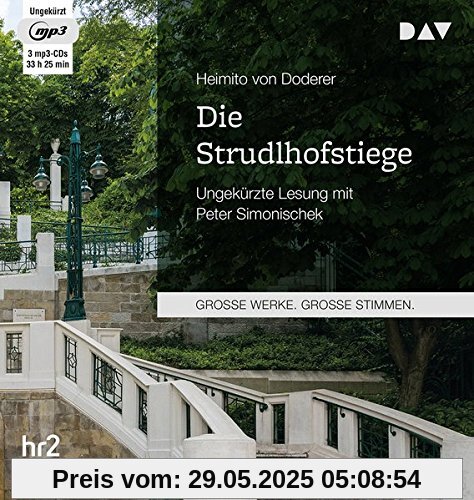 Die Strudlhofstiege: Ungekürzte Lesung mit Peter Simonischek (3 mp3-CDs)