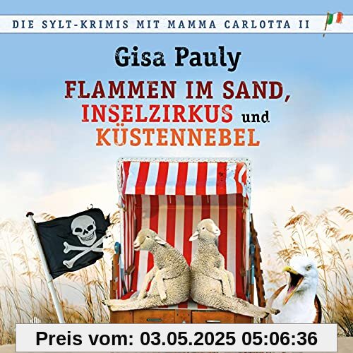 Die Sylt-Krimis mit Mamma Carlotta II (Mamma Carlotta ): Flammen im Sand, Inselzirkus, Küstennebel : 3 CDs | MP3 Band 12 und 13
