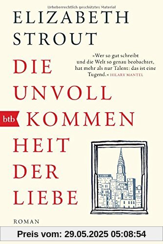 Die Unvollkommenheit der Liebe: Roman