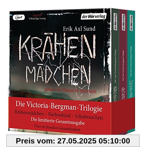 Die Victoria-Bergman-Trilogie: Krähenmädchen - Narbenkind - Schattenschrei. Die Limitierte Gesamtausgabe - Psychothriller