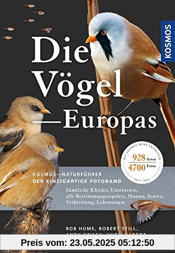Die Vögel Europas: Sämtliche Kleider, Unterarten, alle Bestimmungsaspekte, Mauser, Status, Verbreitung, Lebensraum Die Vögel Europas: Sämtliche Kleider, Unterarten, alle Bestimmungsaspekte, Mauser, Status, Verbreitung, Lebensraum