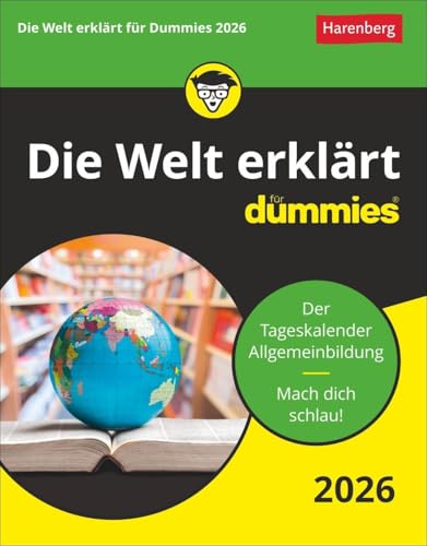 Die Welt erklärt für Dummies Tagesabreißkalender 2026: Der Tagesabreißkalender 2026 mit spannendem Allgemeinwissen. Tischkalender zur erfolgreichen ... Sprache erklärt (Wissenskalender Harenberg) von Harenberg