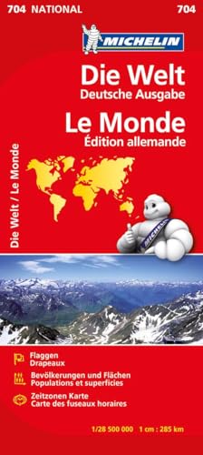Michelin Die Welt: Maßstab 1:28.500.000 (MICHELIN Nationalkarten) von Michelin Editions