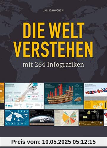 Die Welt verstehen mit 264 Infografiken: aus Geschichte, Wirtschaft, Gesellschaft, Sport, Kunst und Kultur, Wissenschaft und Technologie