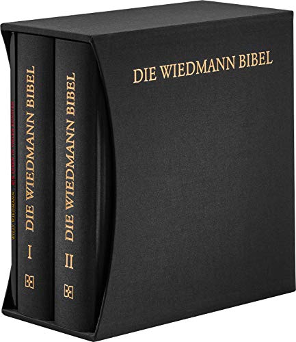 Die Wiedmann Bibel - Art-Edition (schwarz): Mit Bildern von Willy Wiedmann und ausgewählten Texten der Lutherbibel 2017 von Deutsche Bibelgesellschaft
