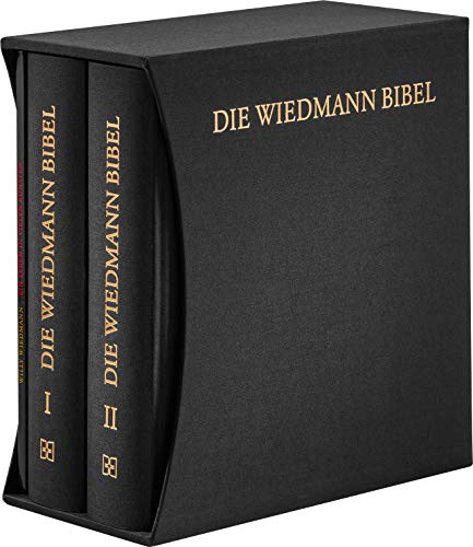 Die Wiedmann Bibel - Art-Edition (schwarz): Mit Bildern von Willy Wiedmann und ausgewählten Texten der Lutherbibel 2017