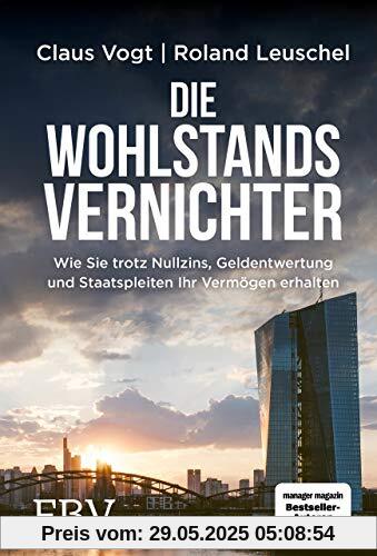 Die Wohlstandsvernichter: Wie Sie trotz Nullzins, Geldentwertung und Staatspleiten Ihr Vermögen erhalten