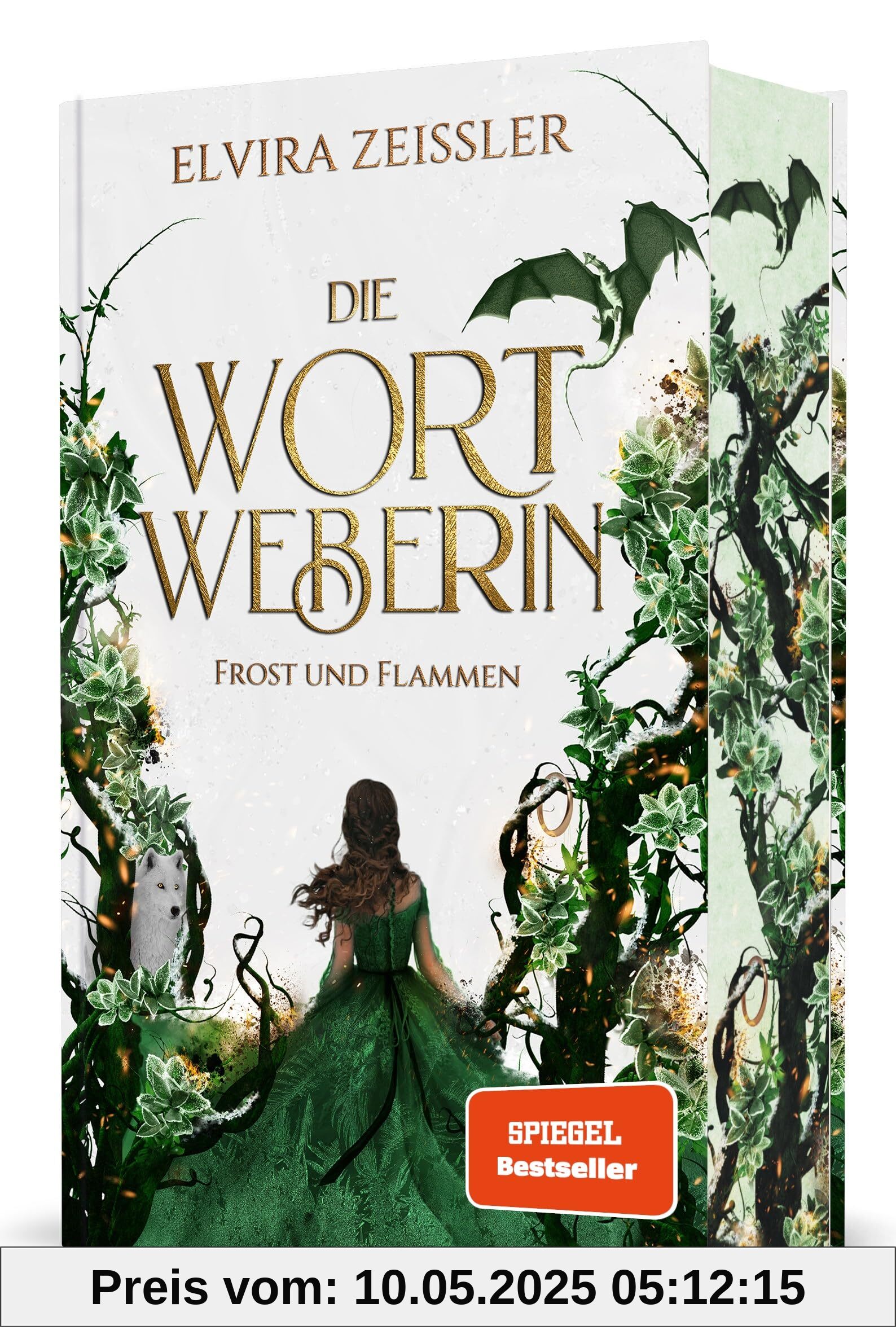 Die Wortweberin - Frost und Flammen: Mitreißende High Romantasy (Band 3) | Limitierte Auflage mit Farbschnitt